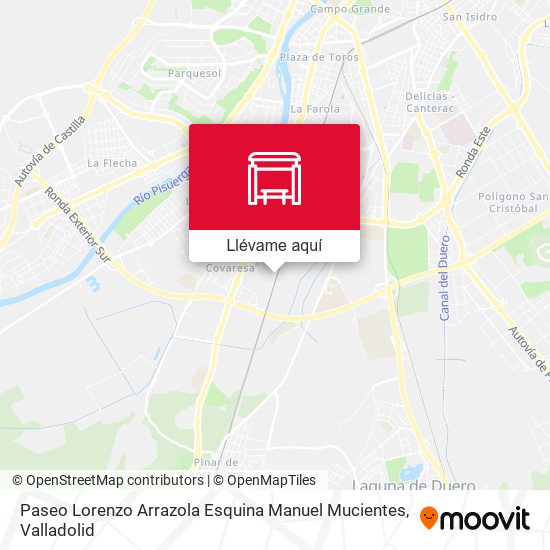Mapa Paseo Lorenzo Arrazola Esquina Manuel Mucientes