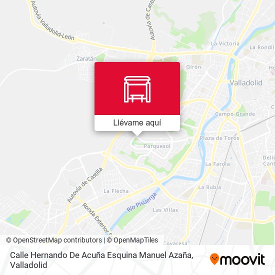 Mapa Calle Hernando De Acuña  Esquina Manuel Azaña