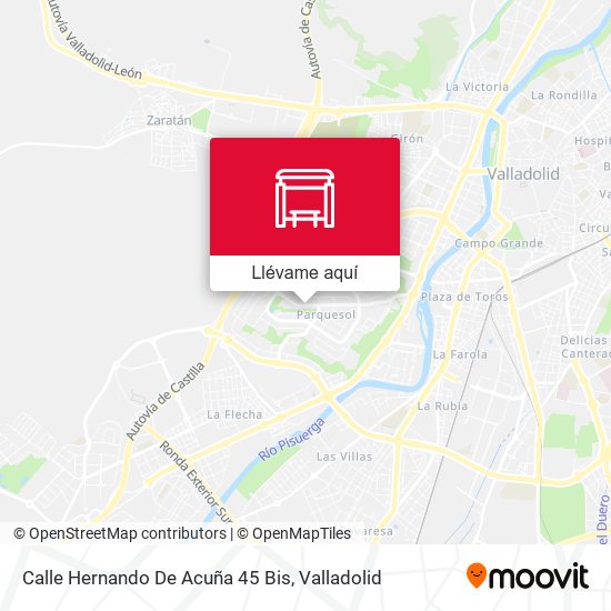 Mapa Calle Hernando De Acuña 45 Bis