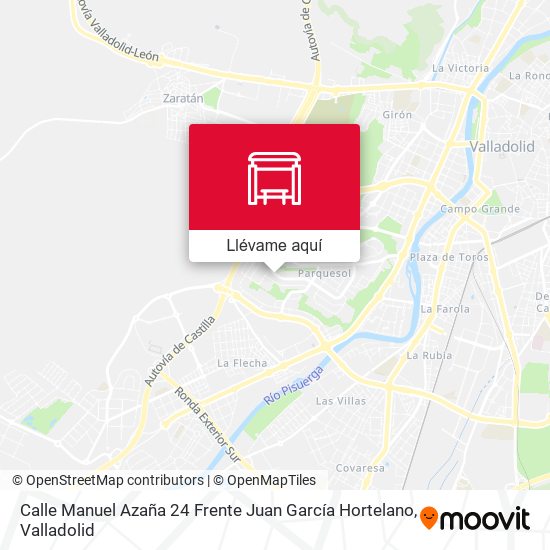 Mapa Calle Manuel Azaña 24 Frente Juan García Hortelano