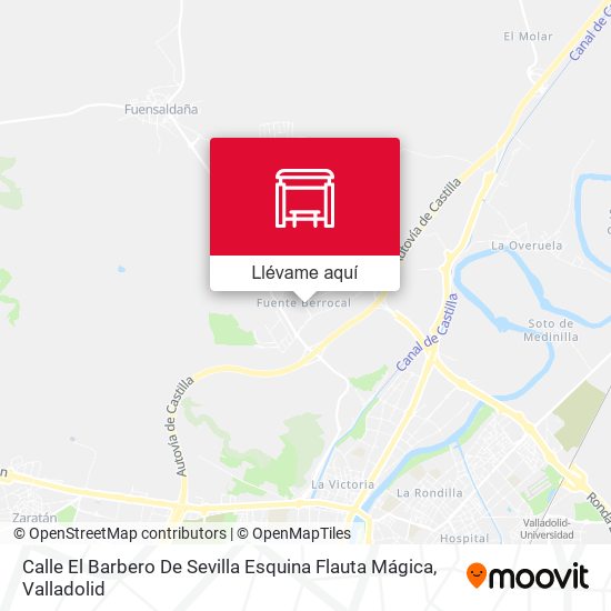 Mapa Calle El Barbero De Sevilla Esquina Flauta Mágica