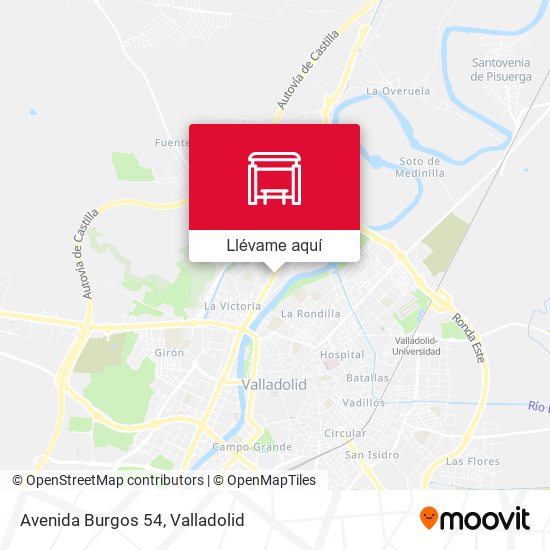 Mapa Avenida Burgos 54