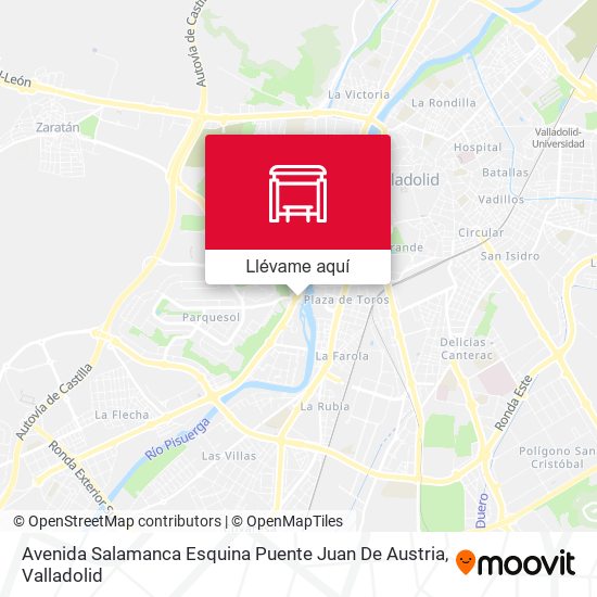 Mapa Avenida Salamanca Esquina Puente Juan De Austria