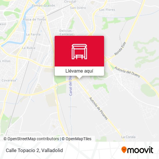 Mapa Calle Topacio 2