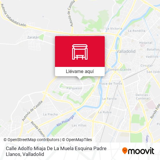 Mapa Calle Adolfo Miaja De La Muela Esquina Padre Llanos