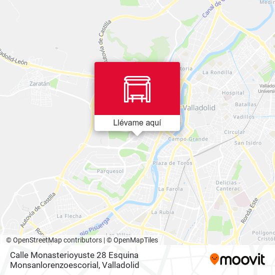Mapa Calle Monasterioyuste 28 Esquina Monsanlorenzoescorial