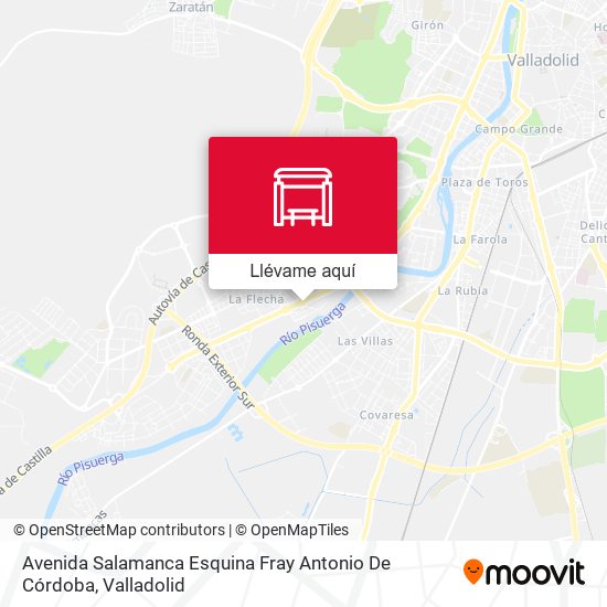 Mapa Avenida Salamanca Esquina Fray Antonio De Córdoba