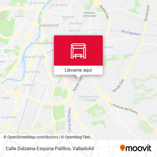 Mapa Calle Dulzaina Esquina Palillos
