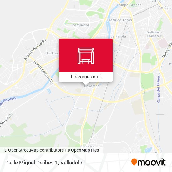 Mapa Calle Miguel Delibes 1