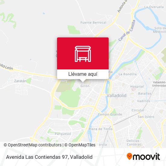 Mapa Avenida Las Contiendas 97