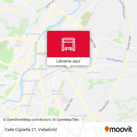 Mapa Calle Cigüeña 21