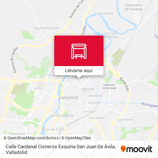 Mapa Calle Cardenal Cisneros Esquina San Juan De Ávila