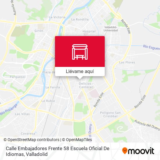 Mapa Calle Embajadores Frente 58 Escuela Oficial De Idiomas