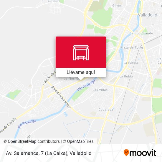Mapa Av. Salamanca, 7 (La Caixa)