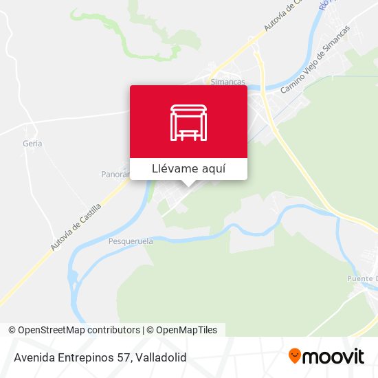 Mapa Avenida Entrepinos 57