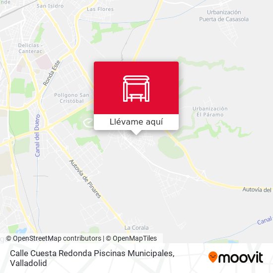 Mapa Calle Cuesta Redonda Piscinas Municipales