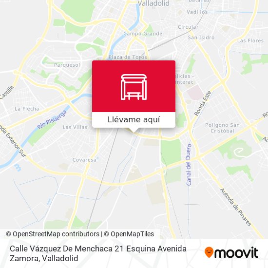 Mapa Calle Vázquez De Menchaca 21 Esquina Avenida Zamora