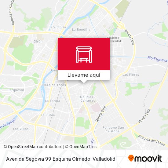 Mapa Avenida Segovia 99 Esquina Olmedo