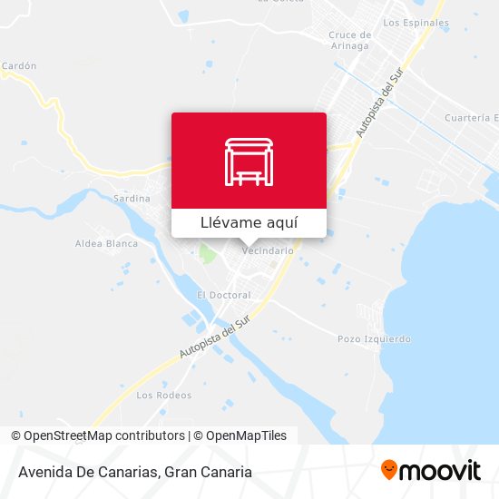 Mapa Avenida De Canarias
