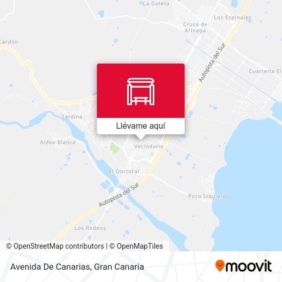 Mapa Avenida De Canarias