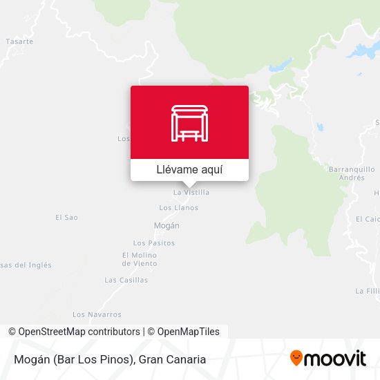 Mapa Mogán (Bar Los Pinos)
