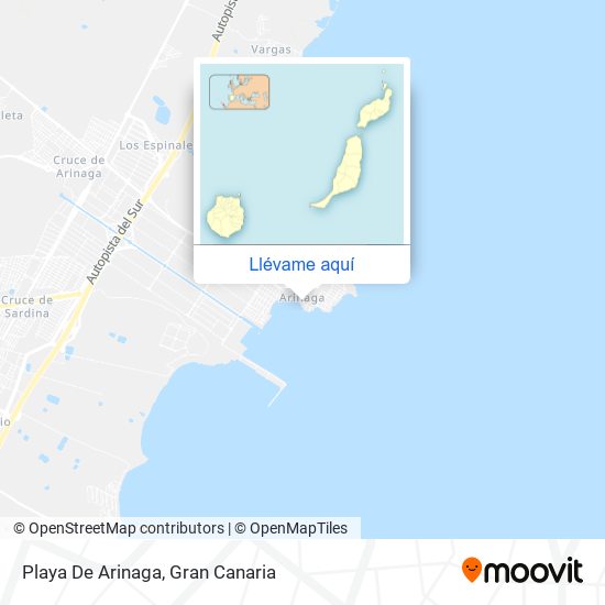 Mapa Playa De Arinaga