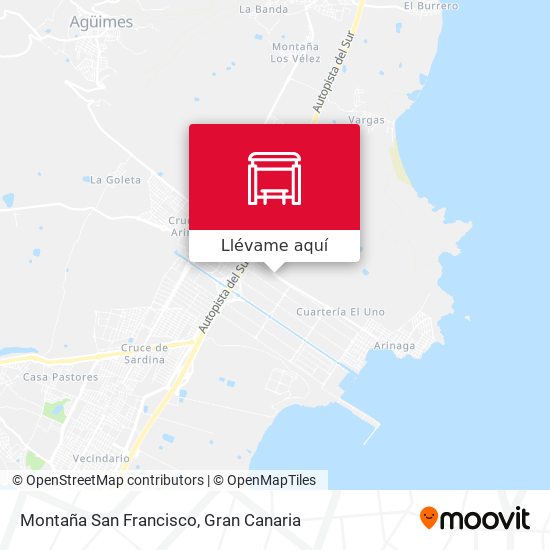 Mapa Montaña San Francisco