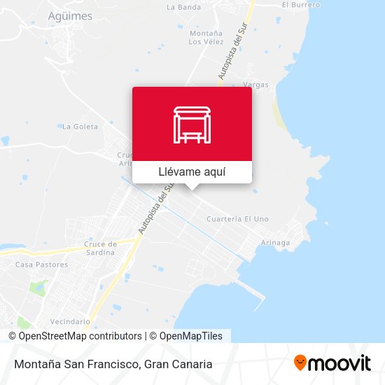 Mapa Montaña San Francisco