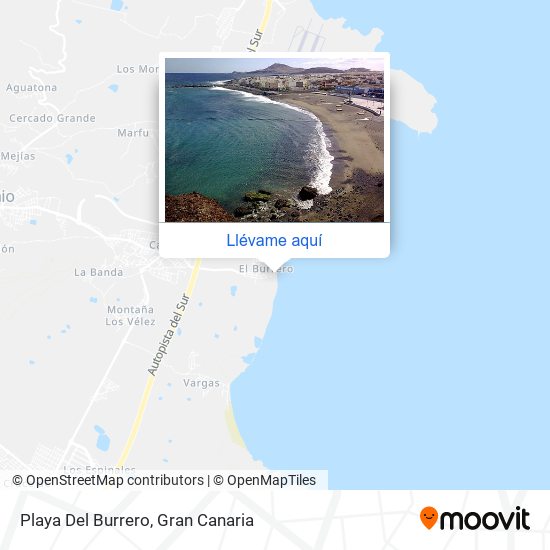 Mapa Playa Del Burrero