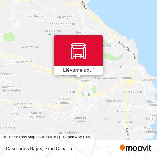 Mapa Caserones Bajos