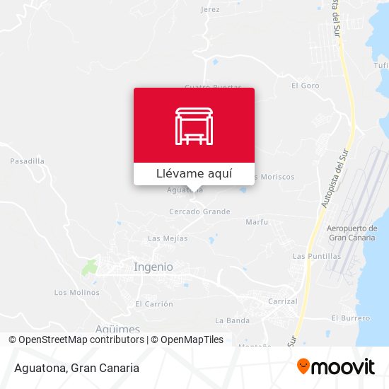 Mapa Aguatona