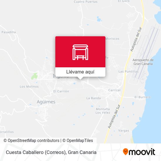 Mapa Cuesta Caballero (Correos)