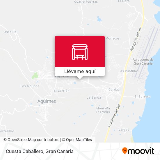 Mapa Cuesta Caballero