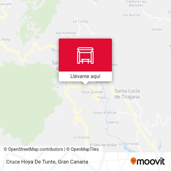 Mapa Cruce Hoya De Tunte