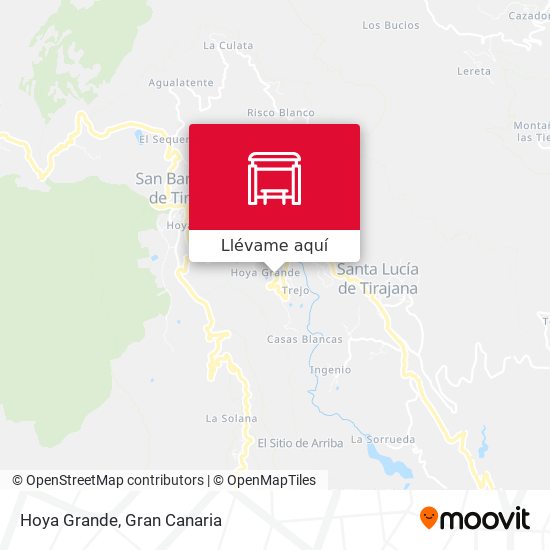 Mapa Hoya Grande