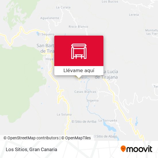 Mapa Los Sitios