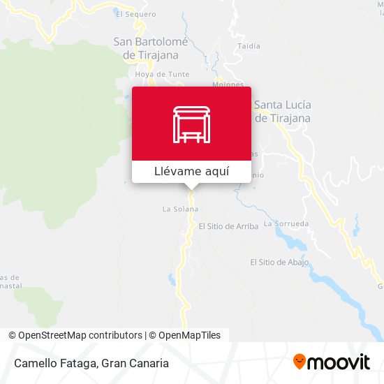 Mapa Camello Fataga