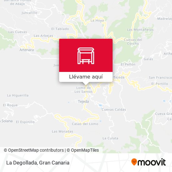 Mapa La Degollada