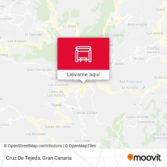 Mapa Cruz De Tejeda