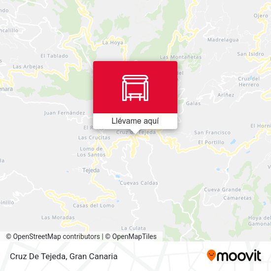 Mapa Cruz De Tejeda