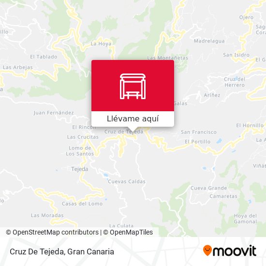 Mapa Cruz De Tejeda