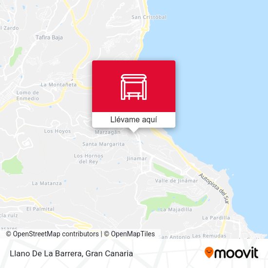 Mapa Llano De La Barrera