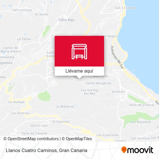 Mapa Llanos Cuatro Caminos