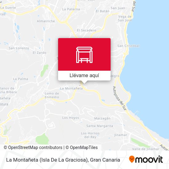 Mapa La Montañeta (Isla De La Graciosa)