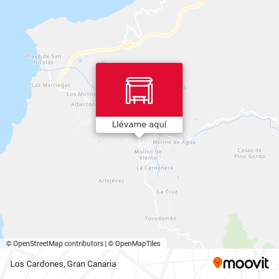 Mapa Los Cardones