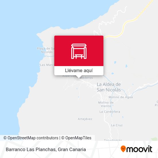 Mapa Barranco Las Planchas