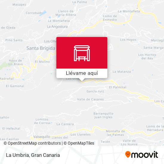 Mapa La Umbria