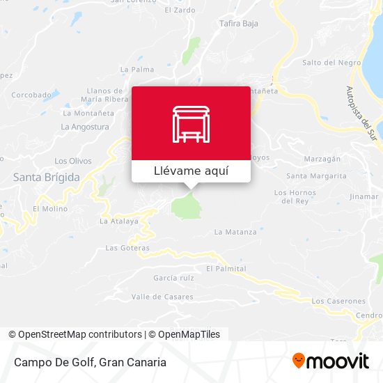 Mapa Campo De Golf