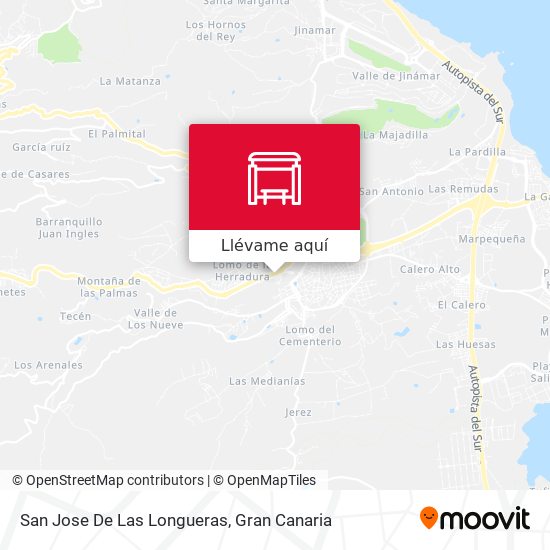 Mapa San Jose De Las Longueras