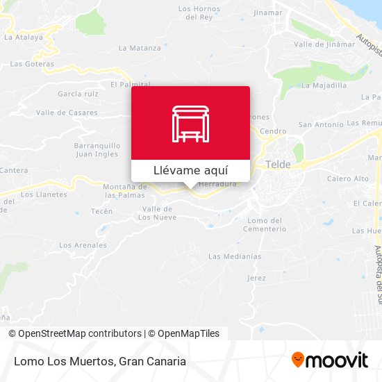Mapa Lomo Los Muertos